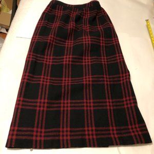 Vintage Eagles Eye Skirt Plaid Tartan Size 10 EUC